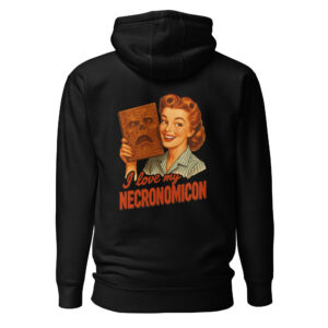 Hoodie  „I love my Necronomicon“