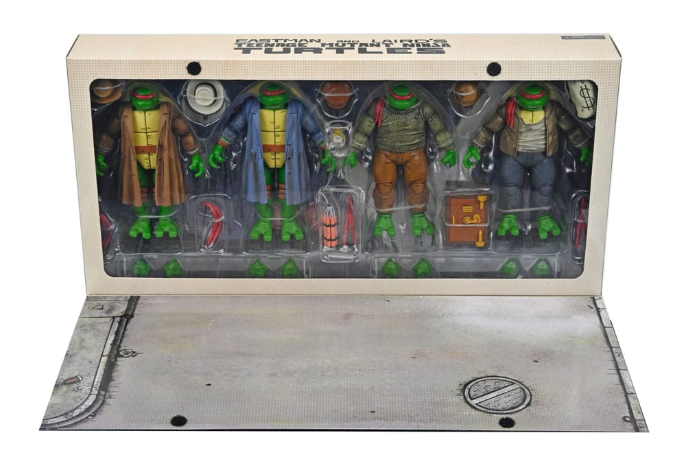 Teenage Mutant Ninja Turtles Actionfiguren 4er Pack Gangster Turtles 18 cm – Bild 4